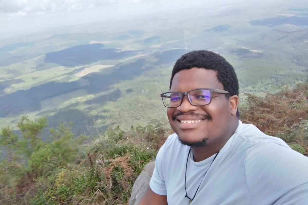 Unser Mitarbeiter aus Südafrika.