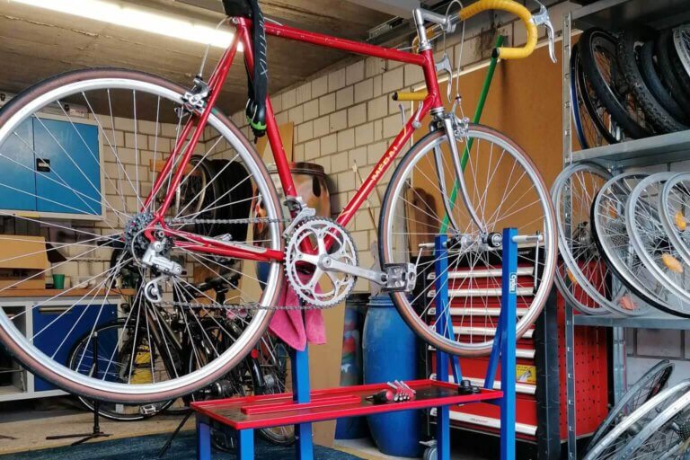 Wir machen unsere Räder für den Frühling Fit