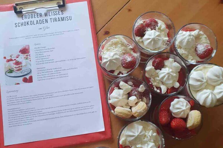 🍓 Weißes Schokoladen Tiramisu 😋