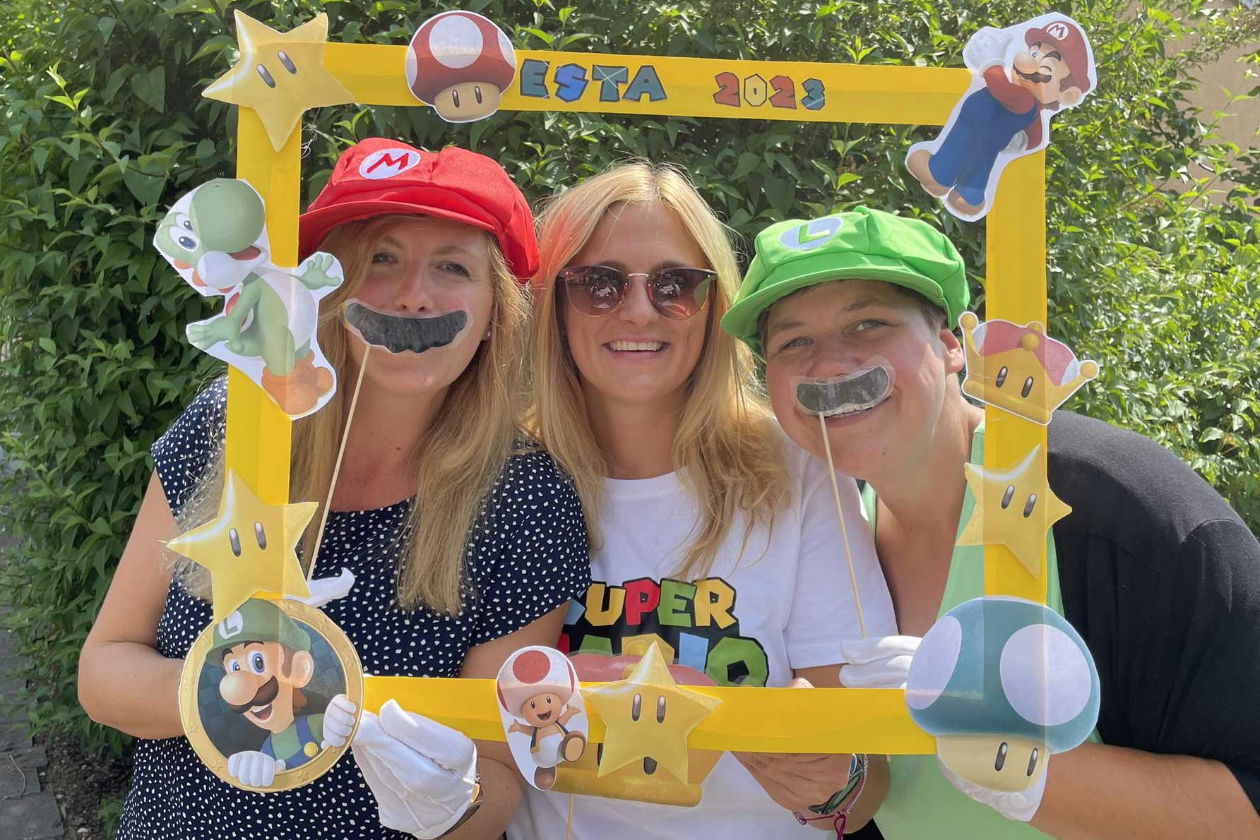 Sommerfest Mitarbeiter im Bilderrahmen