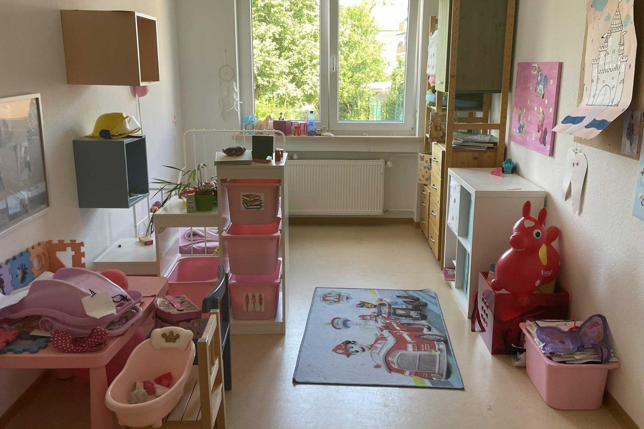 Innenansicht für ein Mädchen Schlafzimmer 