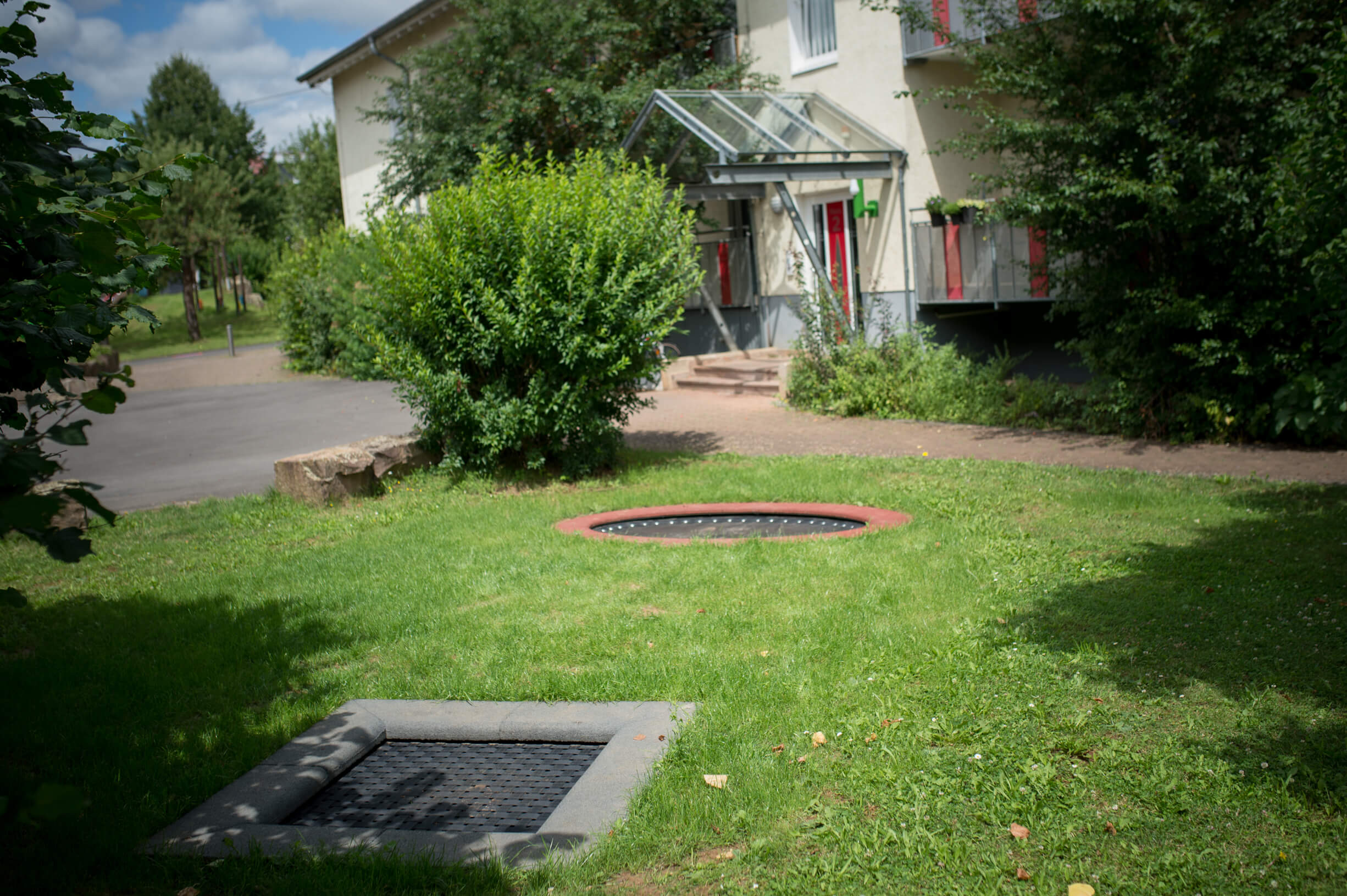 Gartenanlage des Kinderheims