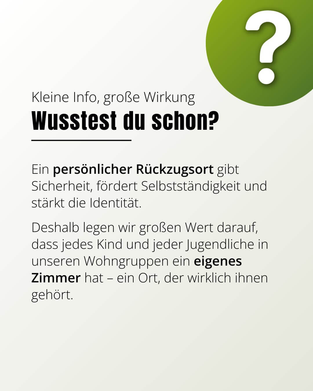 ❓ Wusstest du schon?