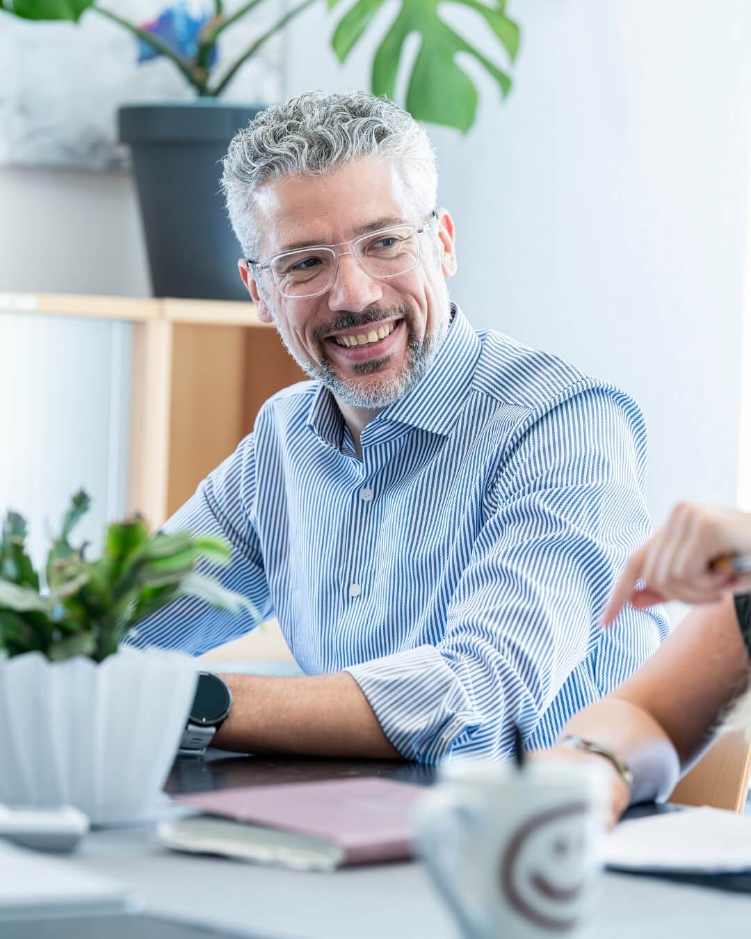 Zuhören, austauschen, Lösungen finden. 💬