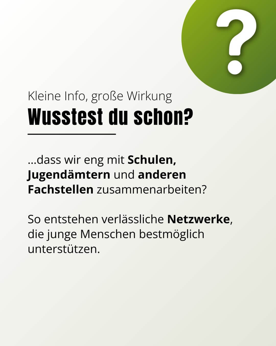 Wusstest du schon?